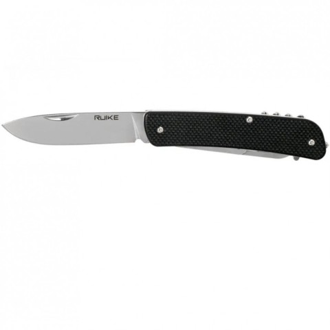 Багатофункціональний ніж Ruike Criterion L31, (8.5 см) 12C27 / G10 чорний, 18 інстр.