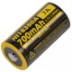 Аккумулятор литиевый Li-Ion CR123A Nitecore NL166 3.7V (650mAh)