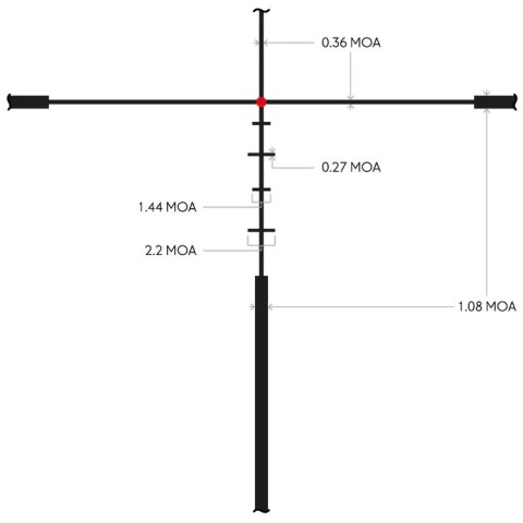 Прицел оптический Hawke Endurance FD 1.7-10x44 сетка LR2 с подсветкой