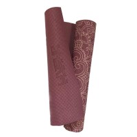 Килимок для йоги з принтом LiveUp PVC YOGA MAT