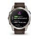Смарт-годинник Garmin D2 Mach 1 з коричневим ремінцем Оксфорд