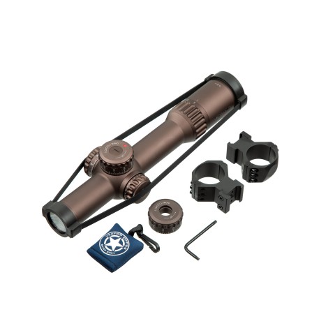 Прицел оптический Vector Optics Continental X10 1-10x28 (34 мм) ED FFP illum. VET-CTR FDE