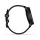 Смарт-годинник Garmin vivomove Trend із грифельним сталевим безелем, чорними корпусом та ремінцем