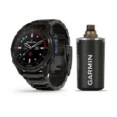 Смарт-годинник Garmin Descent Mk3i (51 мм) карбоново-сірий DLC титановий з DLC титановим ремінцем і Descent T2 Transceiver