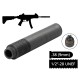Глушник AFTactical S441N60, 4 сепаратора, .38 (9мм), 1/2x28 UNEF, AKDAS SA-9 HP