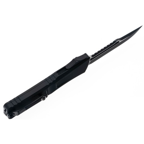 Ніж Microtech Combat Troodon Gen III OTF Iinterceptor Signature tactical, чорний