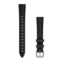 Швидкозмінні ремінці для смарт-годинника Garmin шкіряні 14 мм Black/cream gold