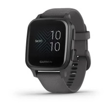 Смарт-годинник Garmin Venu Sq з сірими ремінцем та безелем