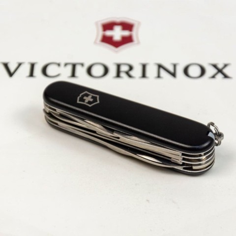 Ніж Victorinox Huntsman Mat 91мм,15функ,чорн.мат