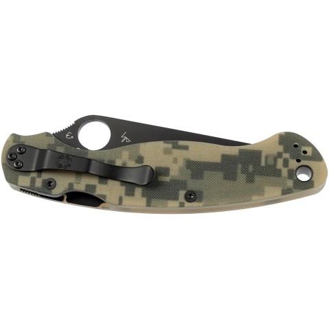 Нож Spyderco Military 2 Black Blade Camo