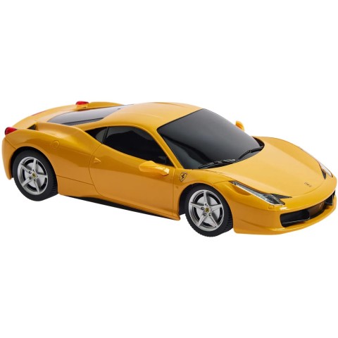 Машинка Rastar Ferrari 458 Italia 1:24 Желтый