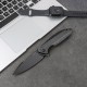 Ніж складаний туристичний Ruike P128-SB, (9.3 см) 14C28N / 3cr14n чорний