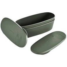 Контейнер для еды Light my fire SnapBox oval 2 шт. sage green