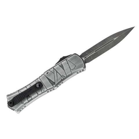 Нож Microtech Hera II Mini D/E OTF, Signature Brushed Metal Mummy