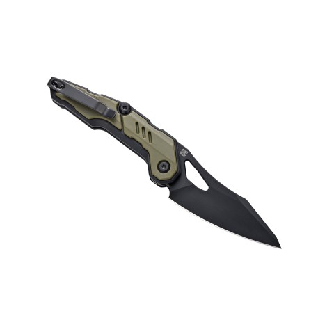 Ніж Hightron Spectron, M390, GFN, зелений, чорний клинок