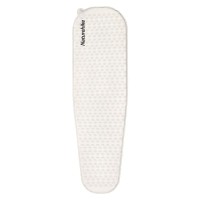 Матрац туристичний надувний одномісний  Naturehike CNK2300DZ013, 185x55x3.5 см, світло-сірий, овальний
