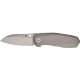 Ніж Spyderco Techno 3, CTS XHP, Titanium gray