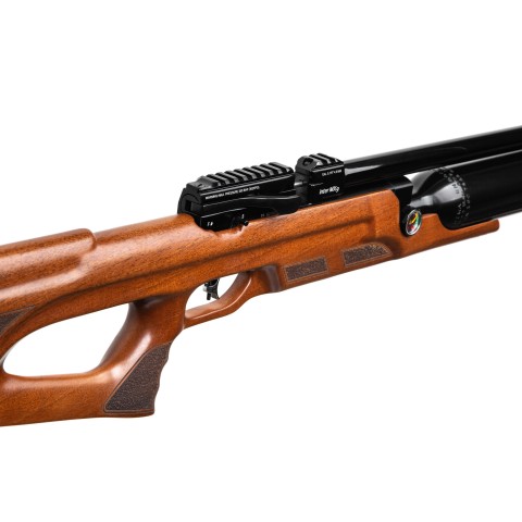 Пневматична Редукторна PCP гвинтівка  Aselkon MX9 Sniper Wood  кал. 4.5