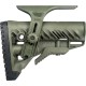 Приклад FAB Defense для М16 / AR15 з регульованою щокою olive drab (glr16cpg)