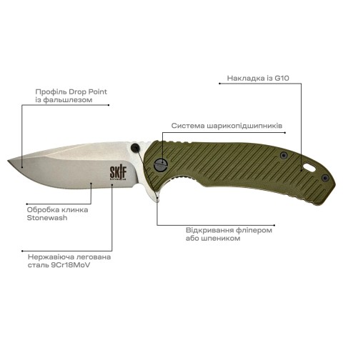 Нож Skif Sturdy II SW ц:olive