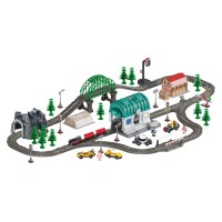 Ігровий набір OTAMANKO Мандрівний Експрес 108 деталей Чорний/червоний