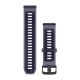 Быстросменные ремешки Garmin Forerunner Collection (22 мм) силиконовые, полупрозрачные императорско-фиолетовые/индиго со сланцевой фурнитурой