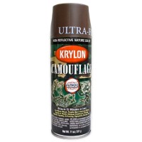 Краска для оружия KRYLON Camouflage Paint Spray Black черная, 311 г