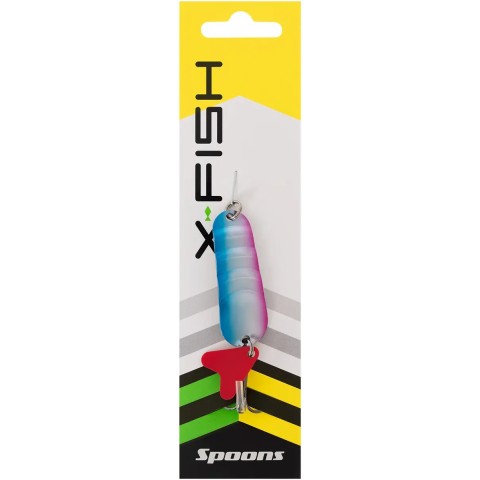 Блесна X-Fish Buffalo 12g #04 Silver pink blue