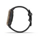 Смарт-годинник Garmin Venu Sq Music Edition чорний з рожево-золотистим безелем