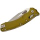 Ніж Microtech Amphibian Ram-Lok, клинок напівсер. Apoc Fluted,  руків'я G10 OD Green