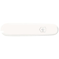 Накладка на ніж Victorinox 91мм white передня з лого (Va+)