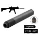 Глушник AFTactical S441N60, 6 сепараторів, .38 (9мм), 1/2x28 UNEF, AKDAS SA-9 HP