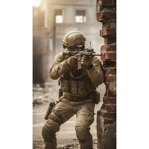 Шлем Alpine Crown Bulletproof Helmet Fast Tweron Kevlar L койот