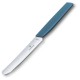 Нож столовый Victorinox Swiss Modern 11 см, скругленный, голубой