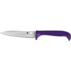 Нож кухонный Spyderco Counter Puppy, 7Cr17, Plastic ц:purple