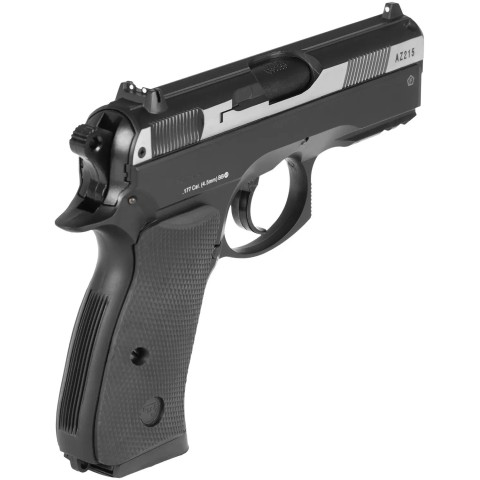 Пистолет пневматический ASG CZ 75D Compact Nickel. CO2. BB кал. 4.5 мм