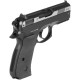 Пистолет пневматический ASG CZ 75D Compact Nickel. CO2. BB кал. 4.5 мм