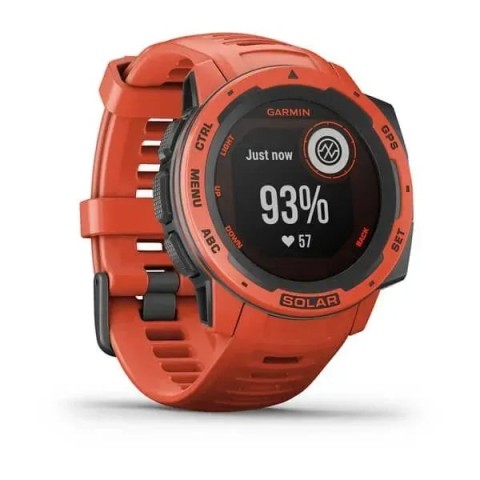 Смарт-годинник Garmin Instinct Solar Flame Red