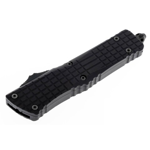 Ніж Microtech Combat Troodon Delta OTF, fluted DLC, чорний