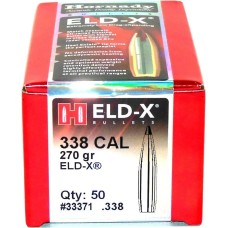 Пуля Hornady ELD-X  кал. 338  270 гр/17,5 г. 50 шт