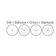 Red Dot Four Reticle Reflex Optic Dot + Bullseye + Cross + Starburst для Picatinny Weaver Rail NcS USA
