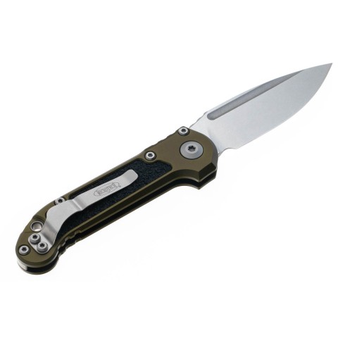 Нож Microtech L.U.D.T. S/E Gen III,  stonewash клинок, руків'я  OD Green