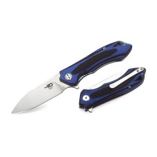 Нiж складний Bestech Knife BELUGA Black+ Blue BG11G-2