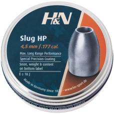 Пули пневматические H&N Slug HP кал. 4.5 мм. Вес - 0,84 г. 350 шт/уп