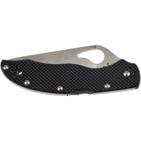 Нож Spyderco Byrd Harrier 2, 8Cr13MoV, G-10, полусеррейтор ц:black