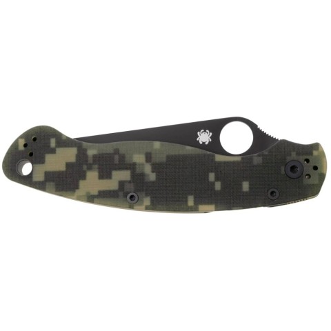 Ніж Spyderco Military 2 Black Blade, G-10 camo