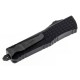 Ніж Microtech Combat Troodon Delta OTF, fluted DLC, чорний