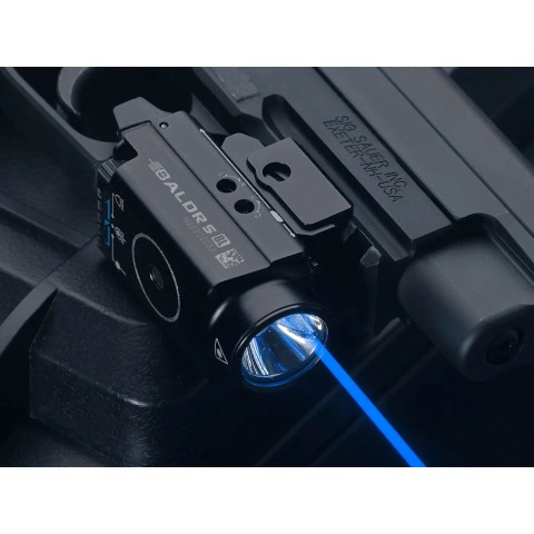 Ліхтар з ЛЦВ Olight Baldr S Blue Laser Black