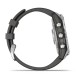 Смарт-часы Garmin fenix 7 серебристые с ремешком графитового цвета