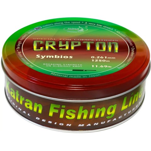Волосінь Katran Crypton Symbios 1250m (camo-neon) 0.261mm 11.69lb/5.3kg